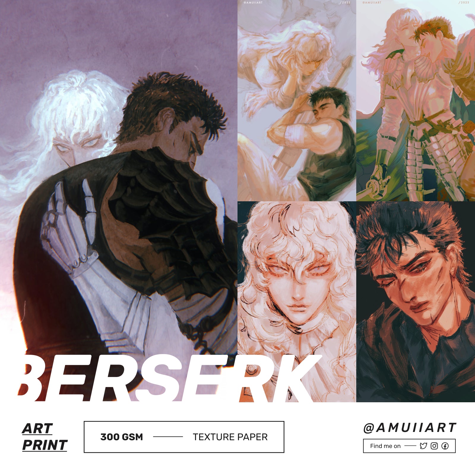 Guts - Berserk (Manga Page), an art print by Wavex - INPRNT